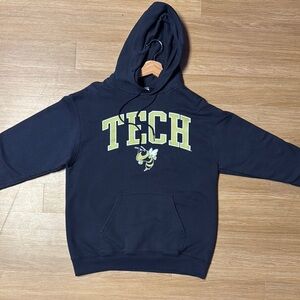 Georgia Tech Navy Sweatshirt Hoodie with Print